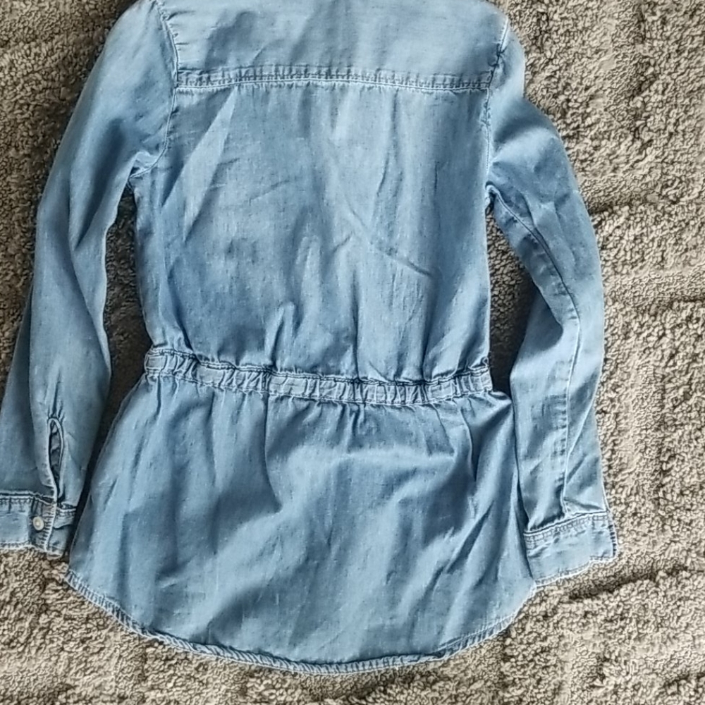 Oshkosh Chambray Jean Shirt with Waistline - Picture 5 of 5